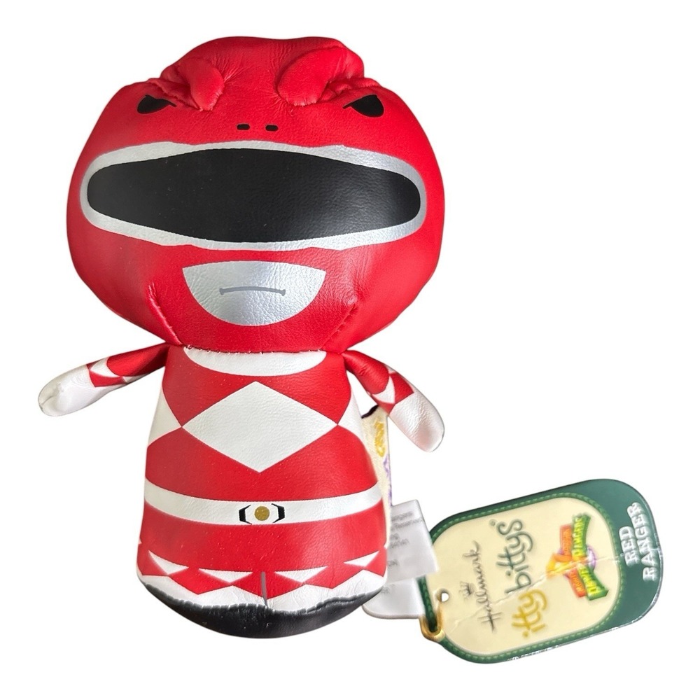 Hallmark Itty Bittys - Mighty Morphin Power Rangers (Red Ranger) NEW Stuffed Toy